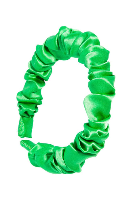 L. Erickson USA 1/2" Medici Headband - Midori Green, Silk Charmeuse