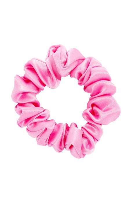 L. Erickson USA Small Silk Scrunchie, Milkshake pink
