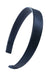 L. Erickson USA 1" Ultracomfort Headband - Navy Blue, Silk Charmeuse
