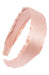 Pale Peche Pink Silk Headband, 1 1/2" Wide, L. Erickson USA