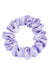 Small silk scrunchie, pixie purple