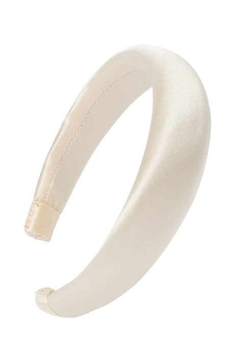 1 1/2" Padded Headband - Silk Charmeuse