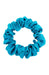 L. Erickson USA Small Silk Scrunchie, Turquoise