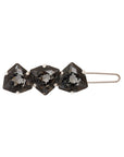 Triple Crystal Tige Boule Barrette