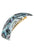 France Luxe large, light blue, faux shell barrette for women - Rectangle Volume Barrette, South Sea.