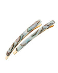 Bobby Pin Pair on Gold Wire - Classic