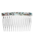 South Sea Blue Side Hair Comb, made in France by France Luxe