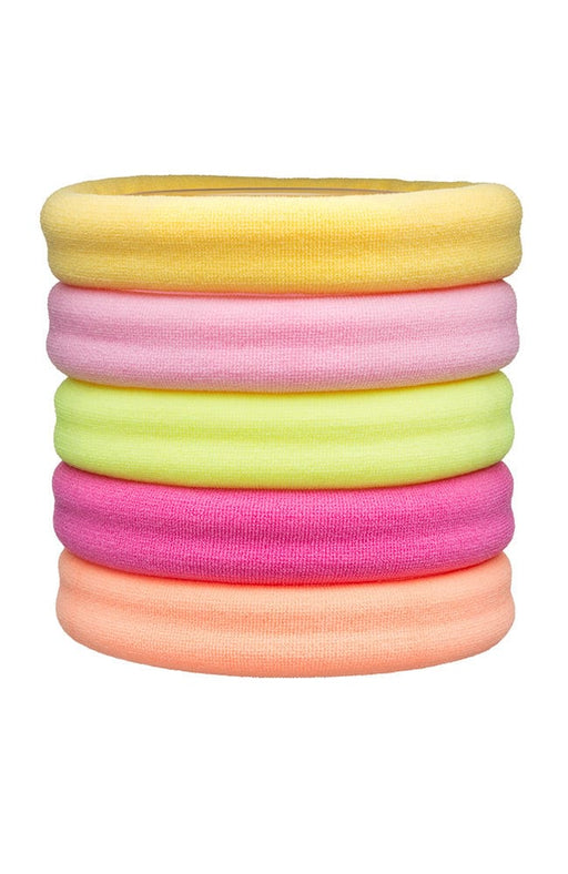 Bright hair ties for thick hair
