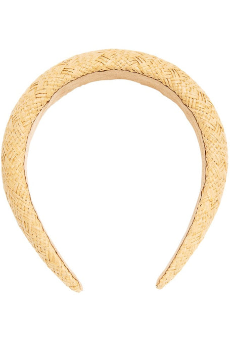 Padded Straw Headband