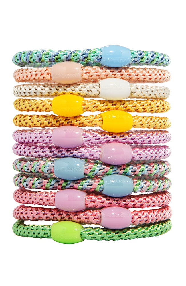 L. Erickson Hair Ties, 12 pk Narrow Grab & Go Ponytail Holders