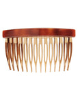 Tortoise Side Hair Comb, made in France by France Luxe